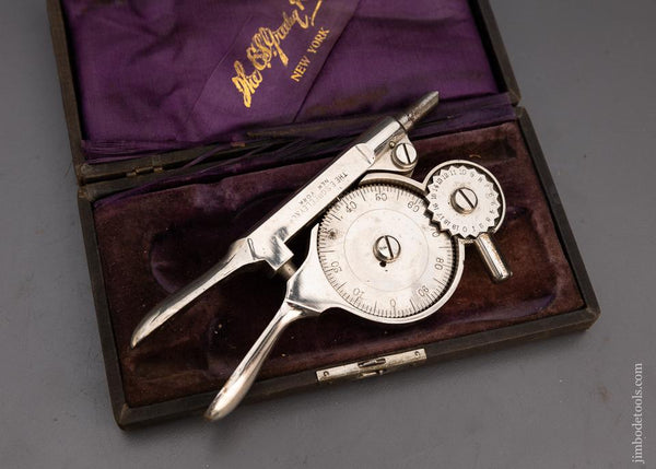 E.S. GREELEY & CO. NY Fancy Speed Indicator Mint in Box - EXCELSIOR 100756