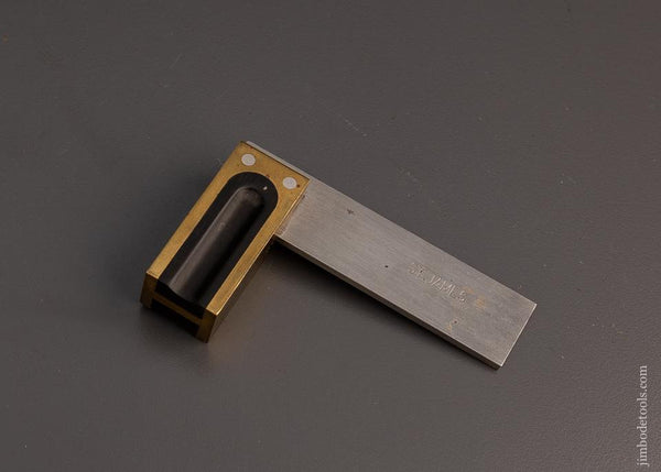 Spectacular ST. JAMES BAY Ebony 2 1/4 Inch Try Square - EXCELSIOR 100920