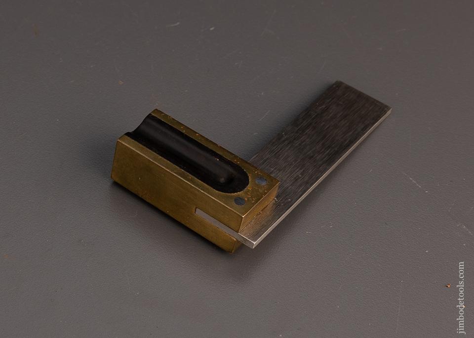 Spectacular ST. JAMES BAY Ebony 2 1/4 Inch Try Square - EXCELSIOR 100920