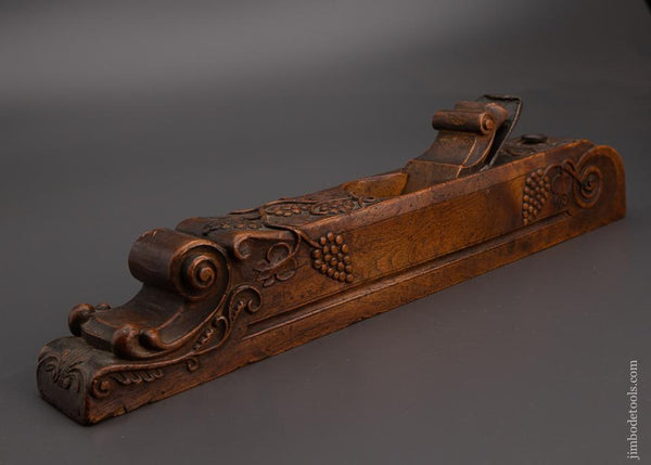 Fancy Carved 16 1/2 inch Jack Plane - EXCELSIOR 101300