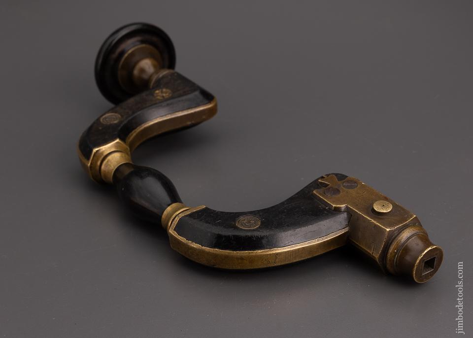 Stunning SIMS PATENT Ebony & Brass Framed Brace by C. PARKIN SHEFFIELD - EXCELSIOR 101310