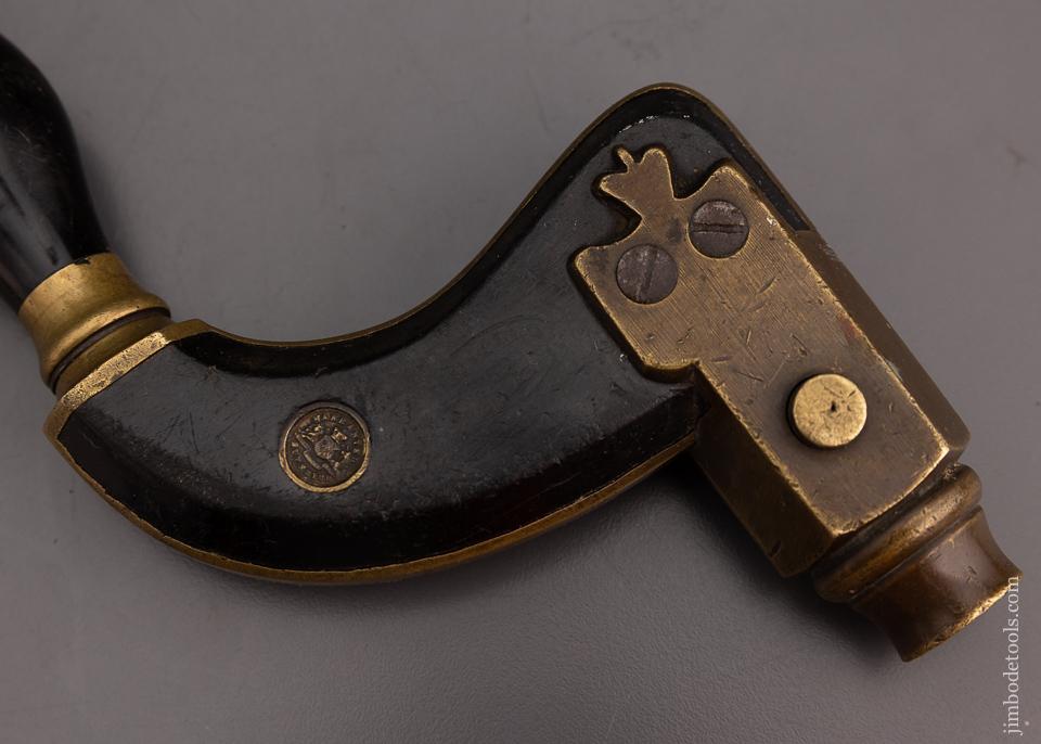 Stunning SIMS PATENT Ebony & Brass Framed Brace by C. PARKIN SHEFFIELD - EXCELSIOR 101310