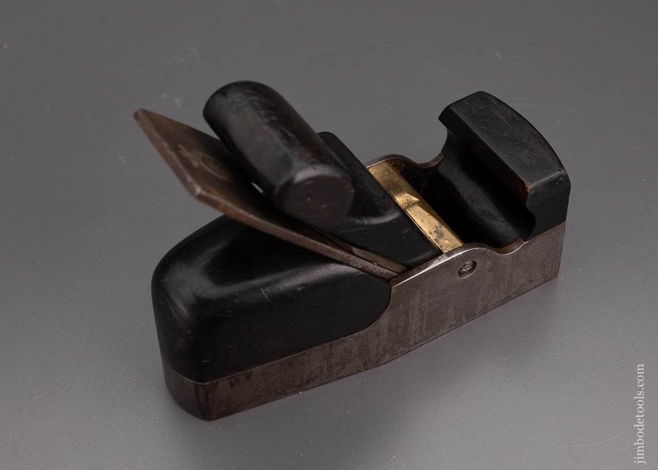 Rare NORRIS No. 14E Ebony Infill Smooth Plane - EXCELSIOR 101558