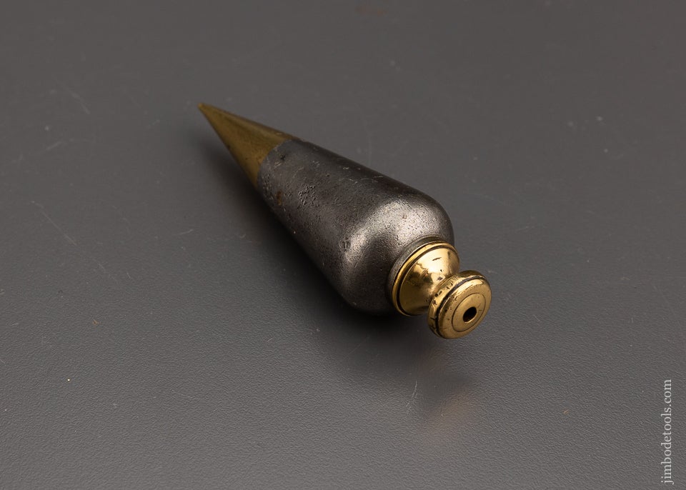 Stunning Iron & Brass Plumb Bob - EXCELSIOR 101671