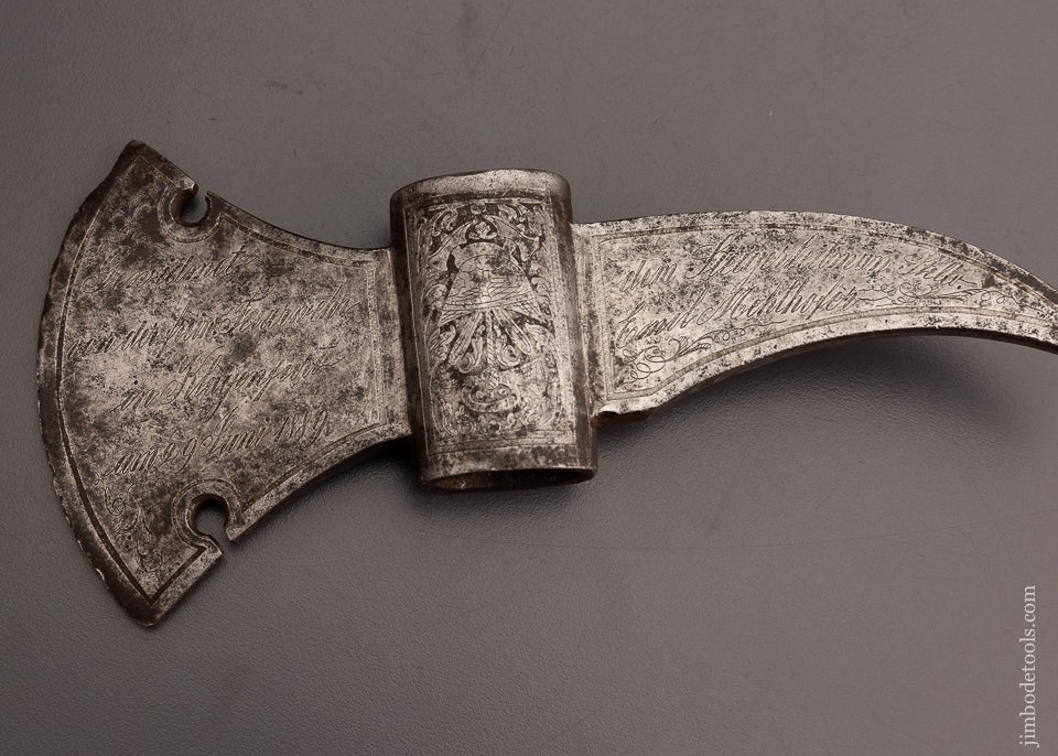 Stunning ENGRAVED & DATED 1889 Fireman’s Axe - EXCELSIOR 101749