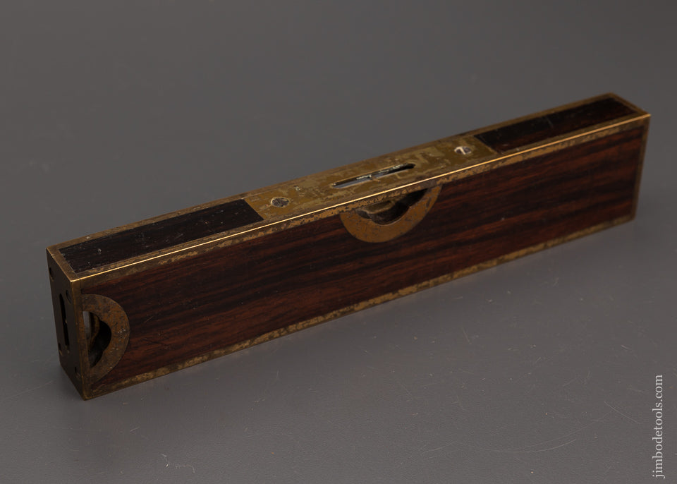 Spectacular STRATTON BROS. No. 10 Rosewood Level 10 inch - EXCELSIOR 101795