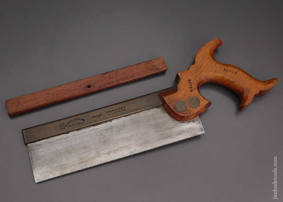 Fabulous Brass Back Dovetail Saw - EXCELSIOR 101939