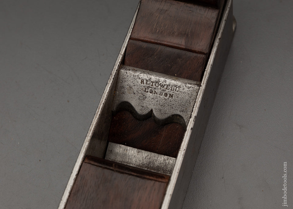 RT. TOWELL LONDON Spectacular Miter Plane Dovetail Steel & Rosewood - EXCELSIOR 102445