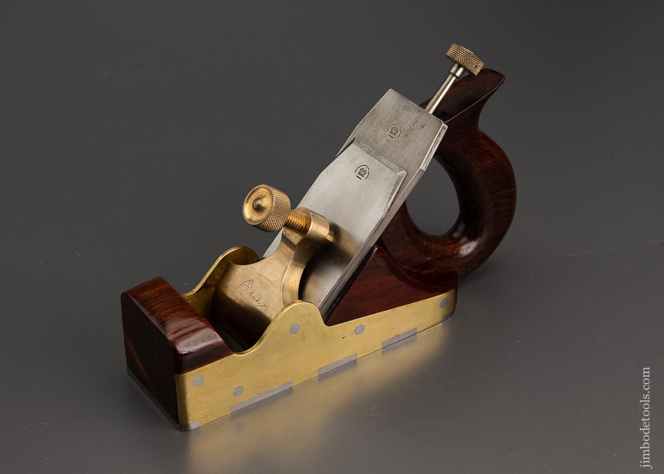 Extra Fine SHEPHERD TOOL CO. Gunmetal Dovetailed Infill Smooth Plane - EXCELSIOR 102500
