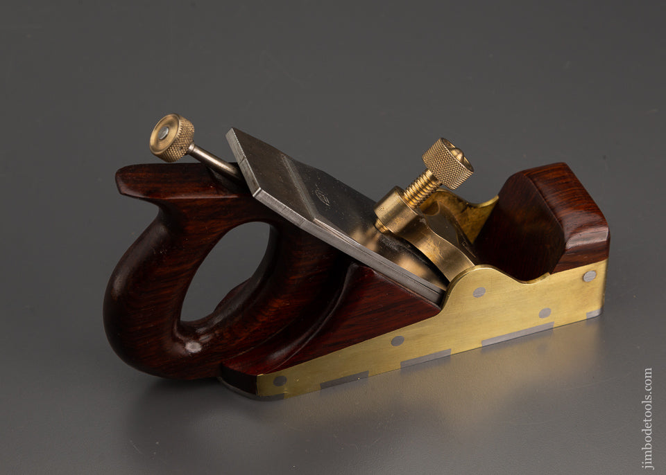 Extra Fine SHEPHERD TOOL CO. Gunmetal Dovetailed Infill Smooth Plane - EXCELSIOR 102500