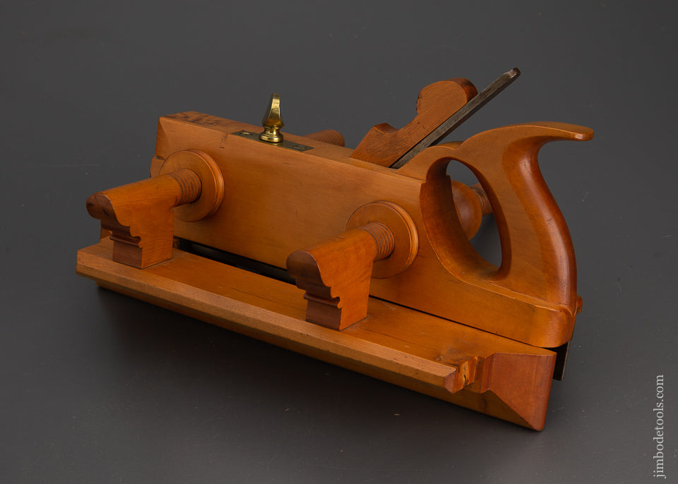 Spectacular Solid Boxwood Extra Long Plow Plane Near Mint CASEY KITCHEL & CO. - EXCLESIOR 102542
