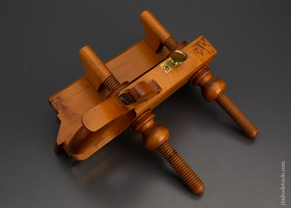 Spectacular Solid Boxwood Extra Long Plow Plane Near Mint CASEY KITCHEL & CO. - EXCLESIOR 102542