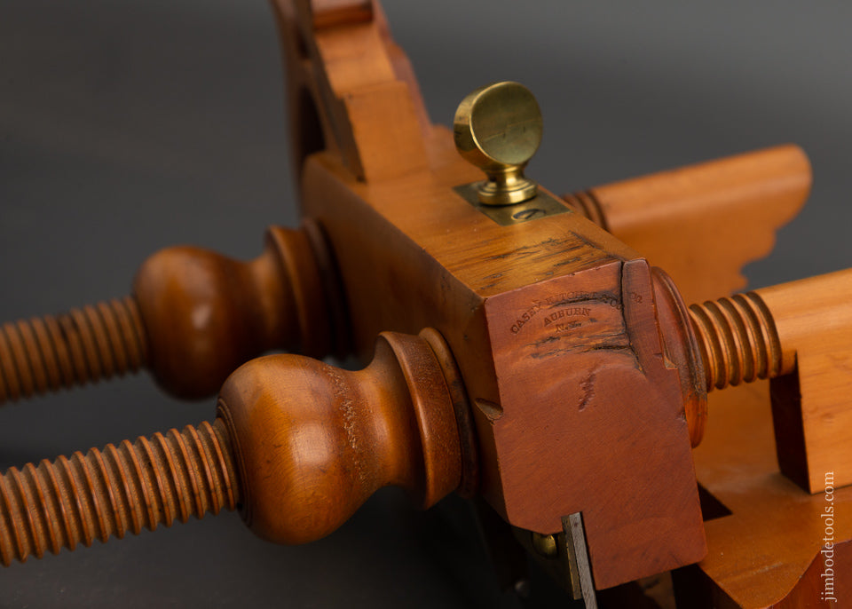 Spectacular Solid Boxwood Extra Long Plow Plane Near Mint CASEY KITCHEL & CO. - EXCLESIOR 102542