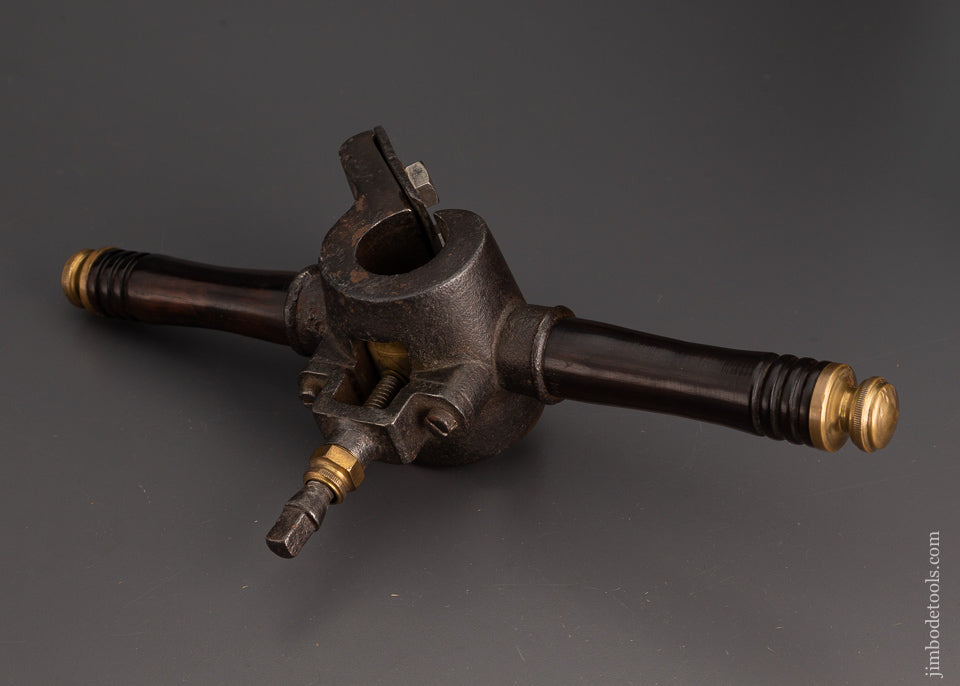 Spectacular Iron, Rosewood & Brass Rounding Plane - EXCELSIOR 102750