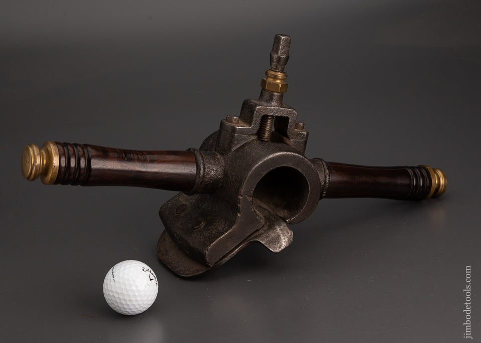 Spectacular Iron, Rosewood & Brass Rounding Plane - EXCELSIOR 102750
