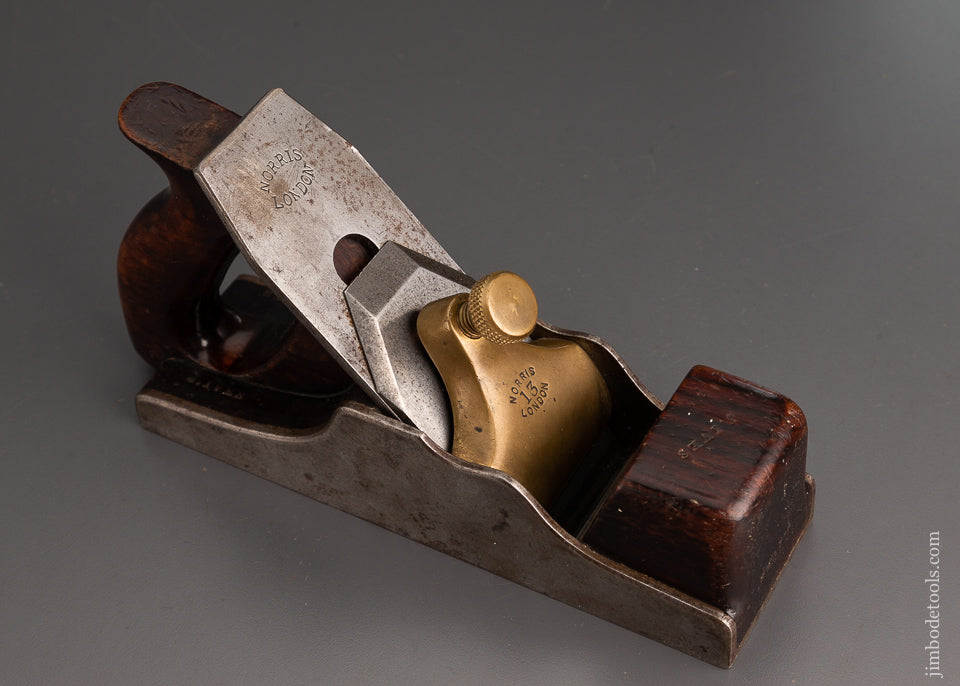 Rare & Fine NORRIS No. 13 Smooth Plane Annealed Iron with Rosewood Infill - EXCELSIOR 102760
