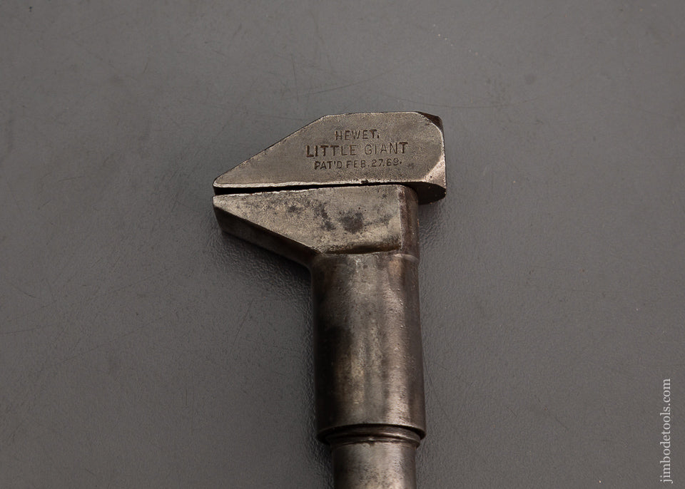 Baby Patented Wrench 5 Inch CHAMPLIN & SPENCER PAT. MAR. 16, 1869 - EXCELSIOR 102779