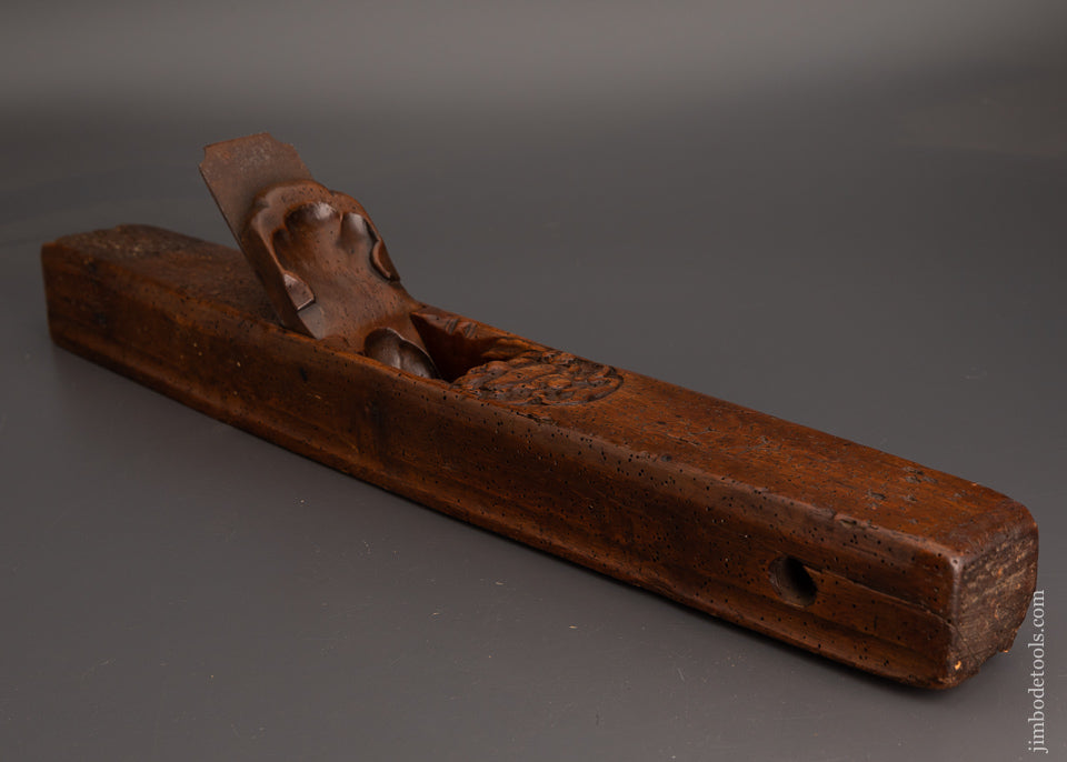 Spectacular Ornately Carved Jointer Plane - EXCELSIOR 102872