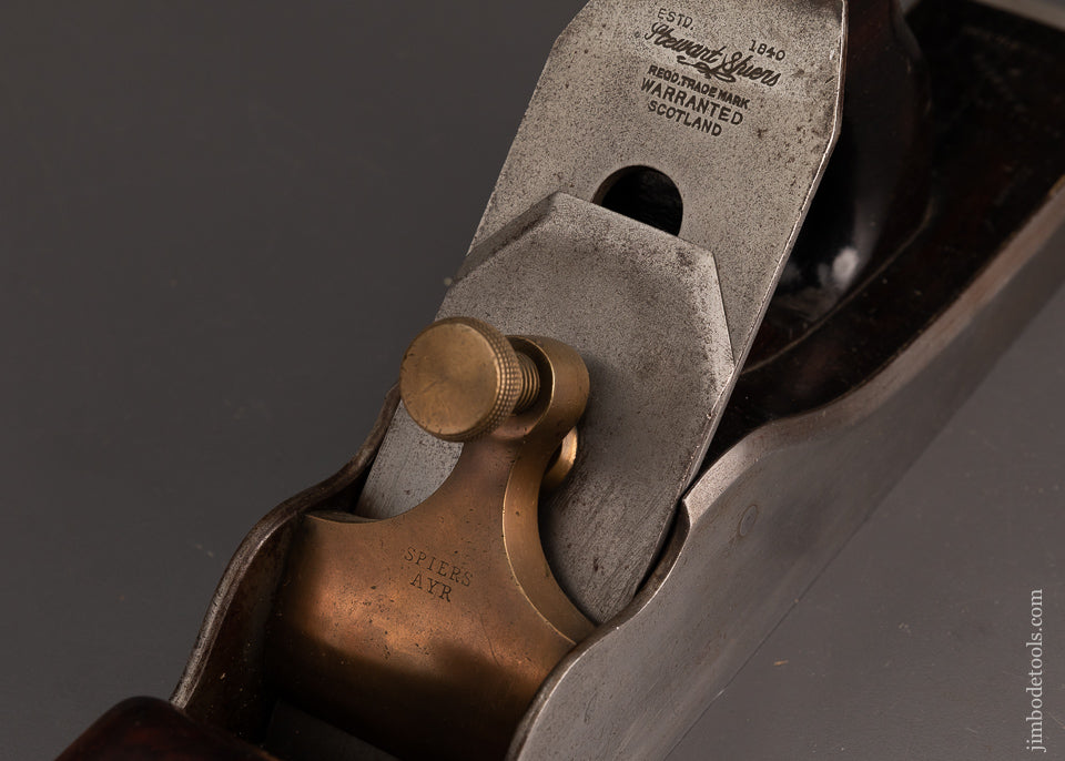 Fantastic 20 1/2 Inch SPIERS Dovetail Rosewood Infill Jointer Plane - EXCELSIOR 102890