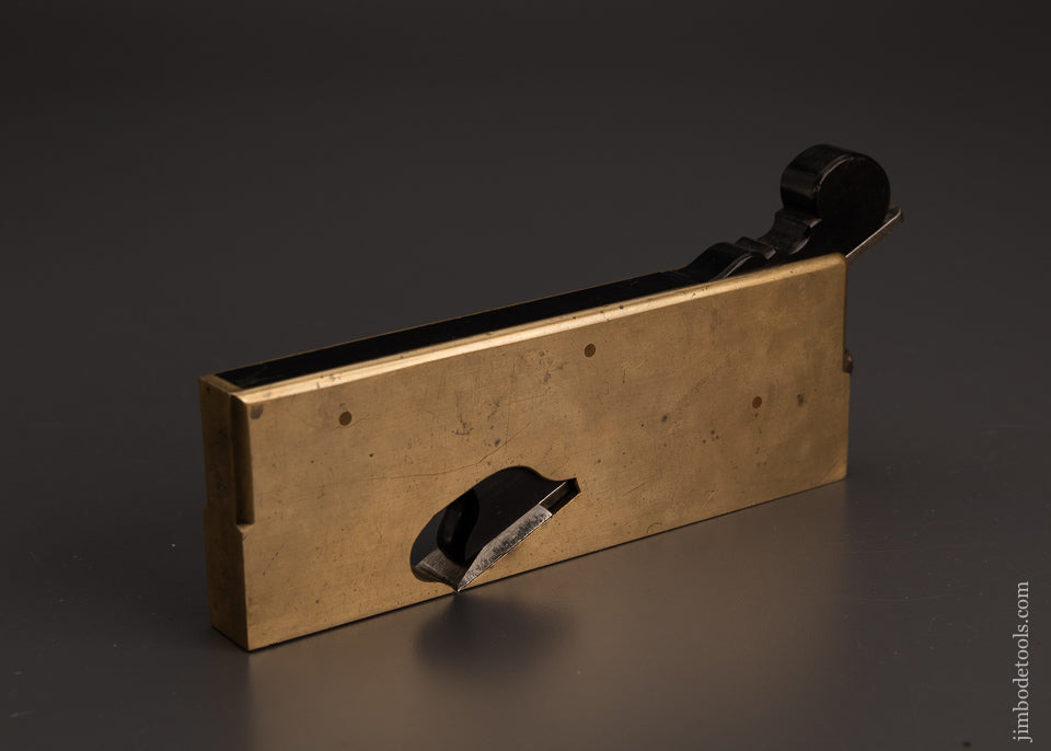Pretty Gunmetal & Ebony Infill Shoulder Plane - EXCELSIOR 102906