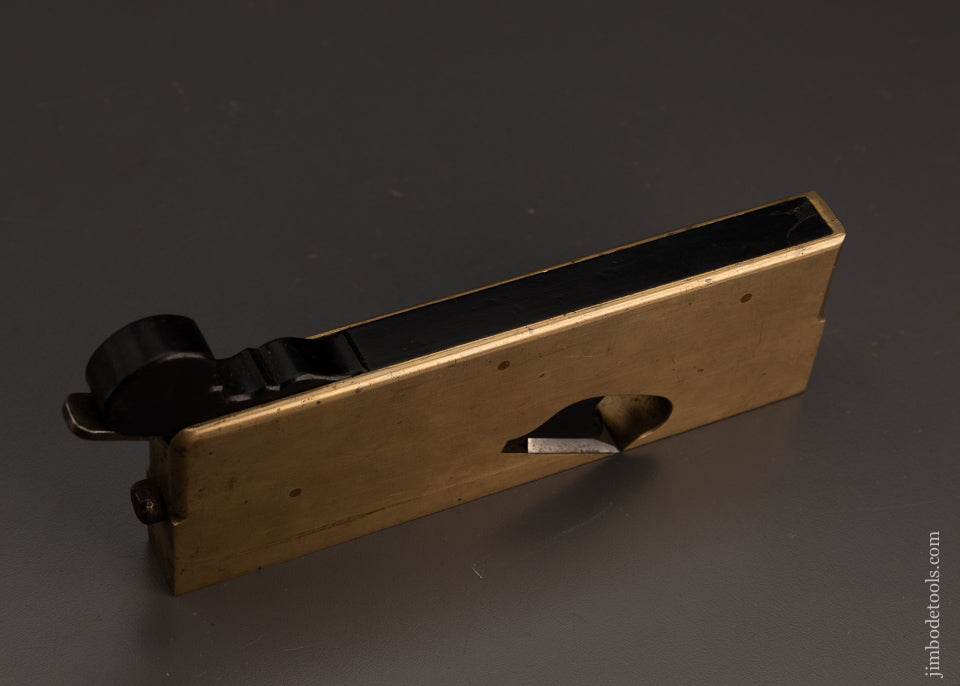 Pretty Gunmetal & Ebony Infill Shoulder Plane - EXCELSIOR 102906