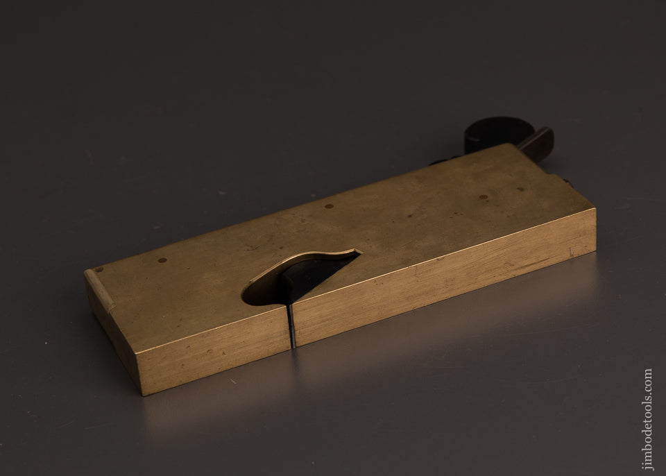 Pretty Gunmetal & Ebony Infill Shoulder Plane - EXCELSIOR 102906