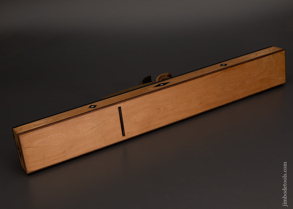 Amazing Carved & Inlaid SIEGLEY 24 Inch Jointer Plane - EXCELSIOR 103031