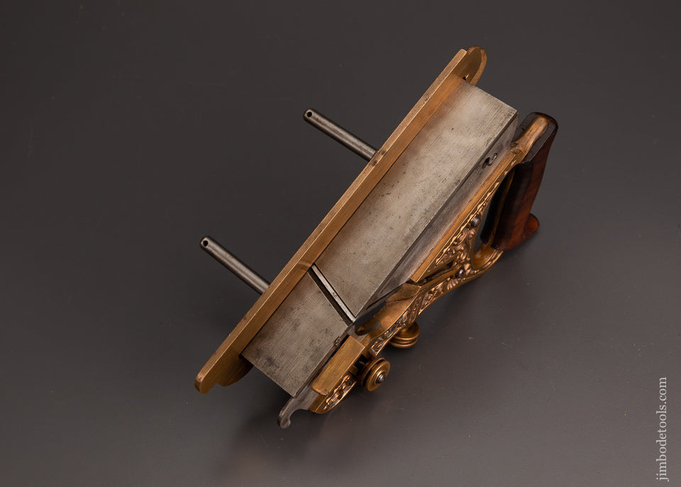 Stunning STANLEY MILLERS PATENT No. 42 Gunmetal Plow Plane Type 2 - EXCELSIOR 103105