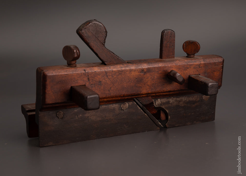 Premium I. NICHOLSON IN WRENTHAM Yellow Birch Plow Plane - EXCELSIOR 103122
