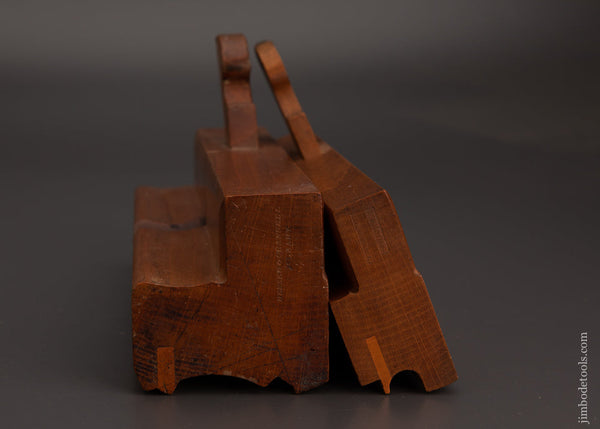 2 Complex Moulding Planes 3 1/16 Inches Wide & 5/8 Side Bead - EXCELSIOR 103374