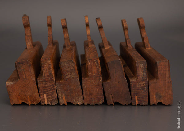 Mint Unused Set of 7 KENNEDY HARTFORD Complex Moulding Planes - EXCELSIOR 103387