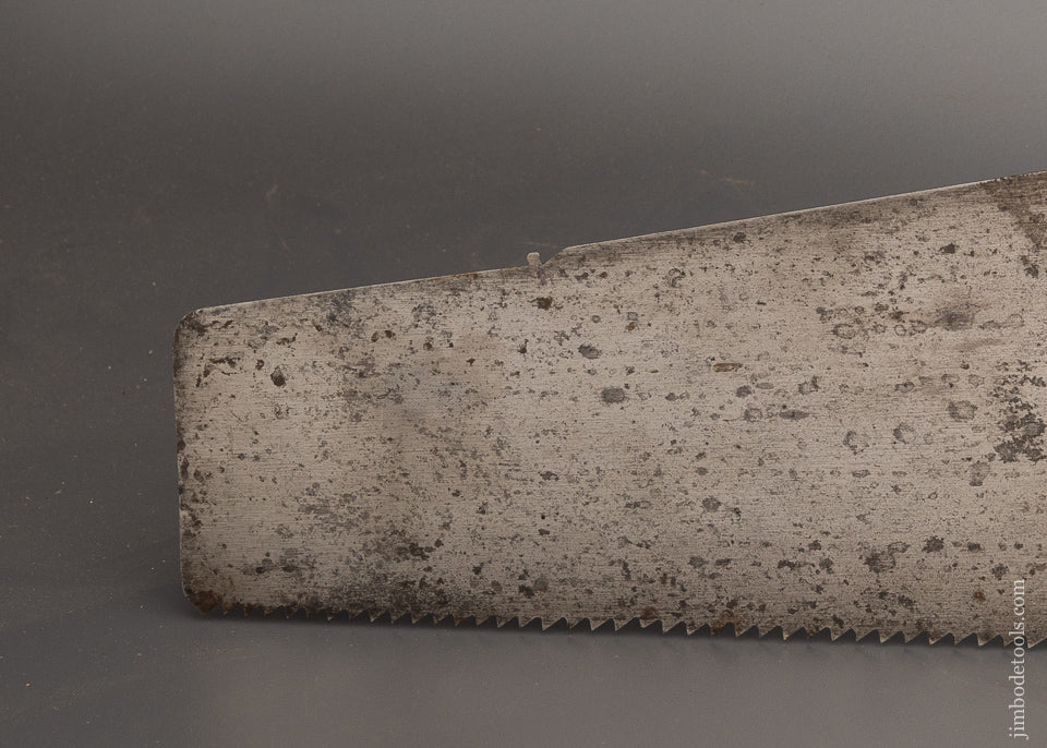 Rare DISSTON No. 8 Rip Hand Saw ca. 1876-87 Extra Fine Just Sharpened by Tom Law - EXCELSIOR 103467