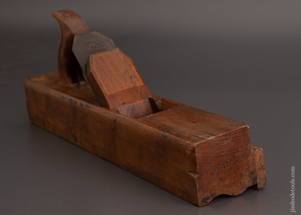 Remarkable J. STILES Kingston, N.Y. 17 Inch Crown Moulding Plane - EXCELSIOR 103512
