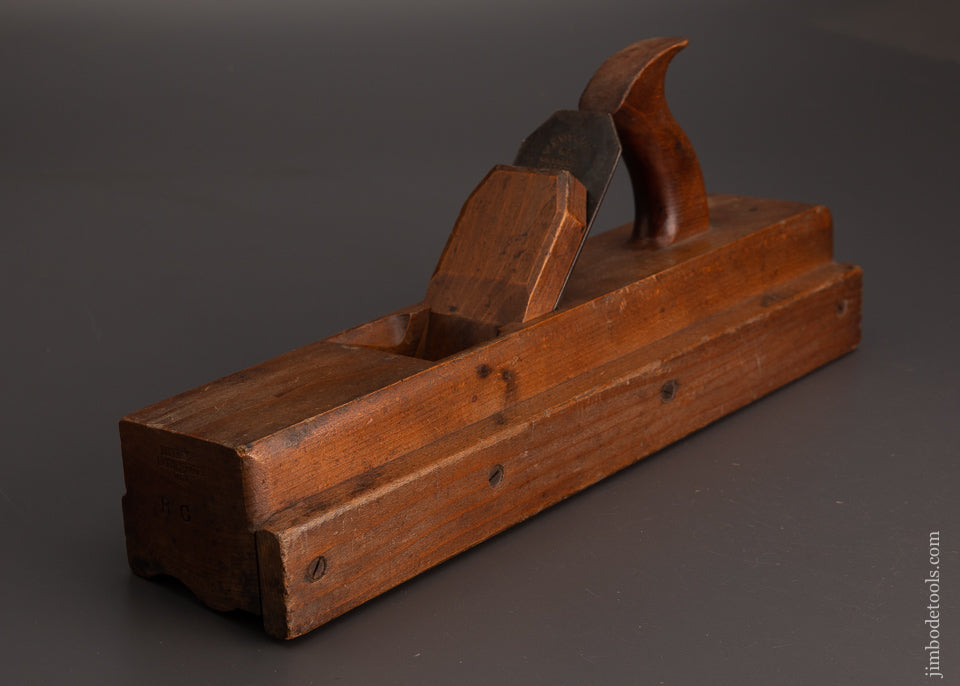 Remarkable J. STILES Kingston, N.Y. 17 Inch Crown Moulding Plane - EXCELSIOR 103512