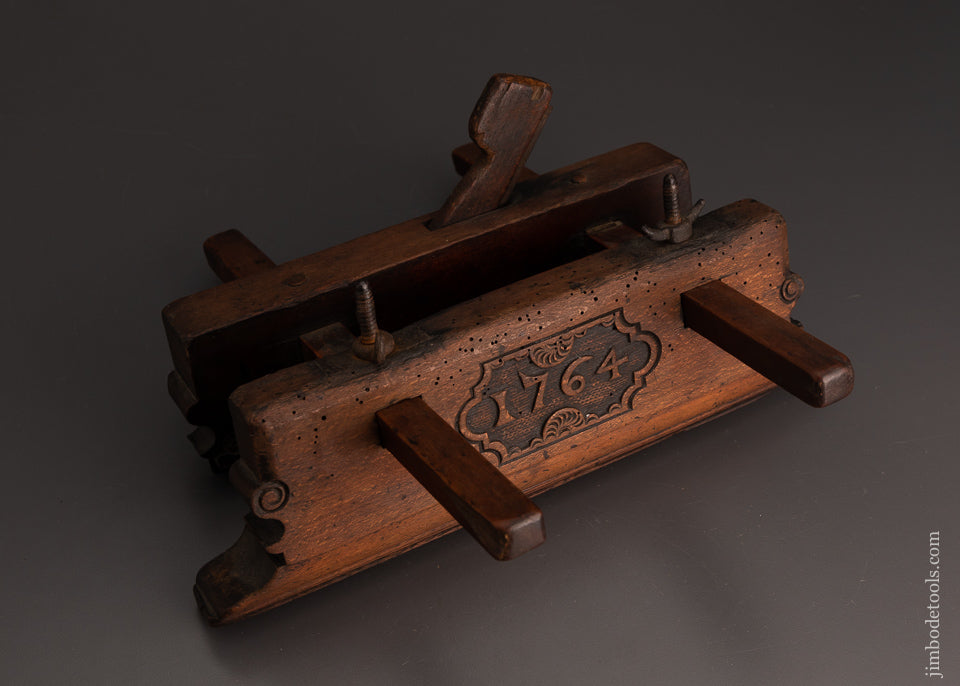 1764 DATED 18th Century Dutch Plow Plane - EXCELSIOR 103813