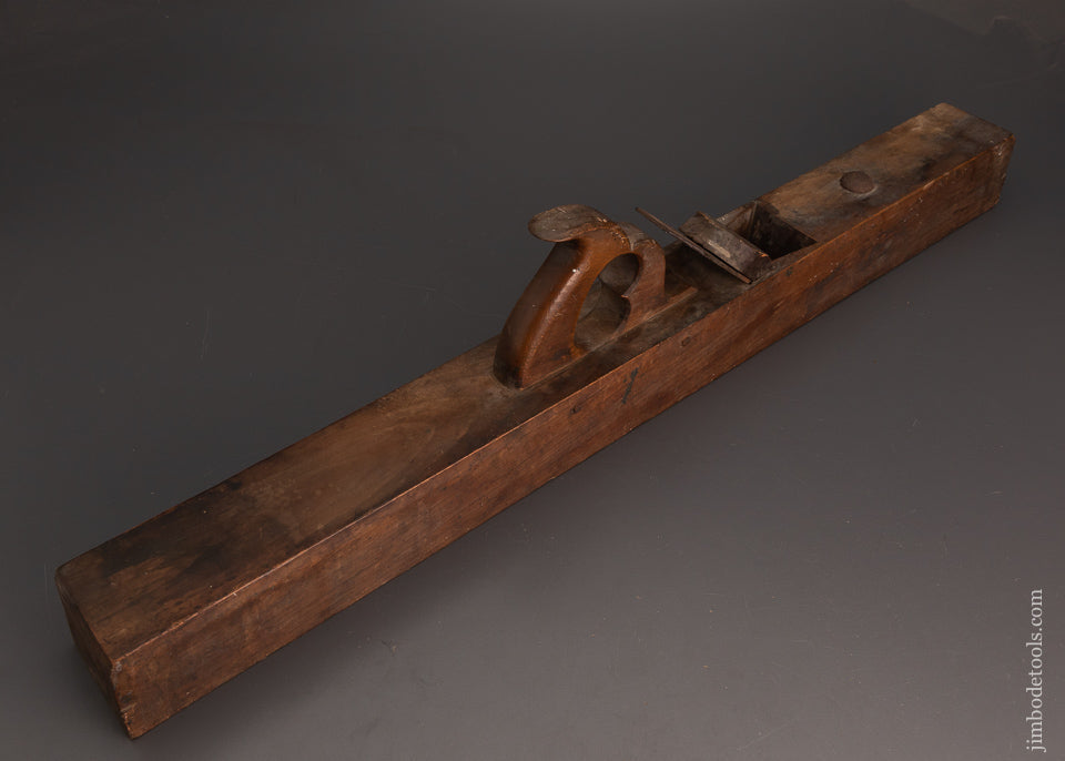 Spectacular 18th Century 30 Inch Apple Wood Jointer Plane - EXCELSIOR 103847