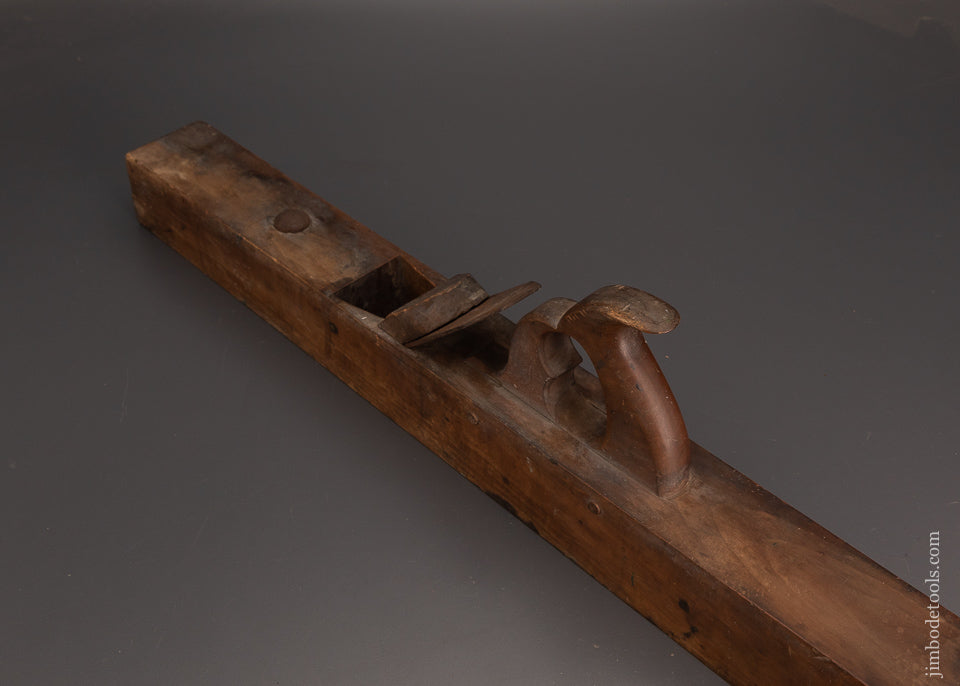 Spectacular 18th Century 30 Inch Apple Wood Jointer Plane - EXCELSIOR 103847