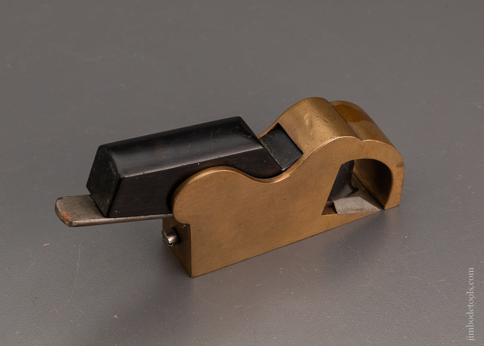 Premium Gunmetal & Ebony Bullnose Shoulder Plane - EXCELSIOR 103968
