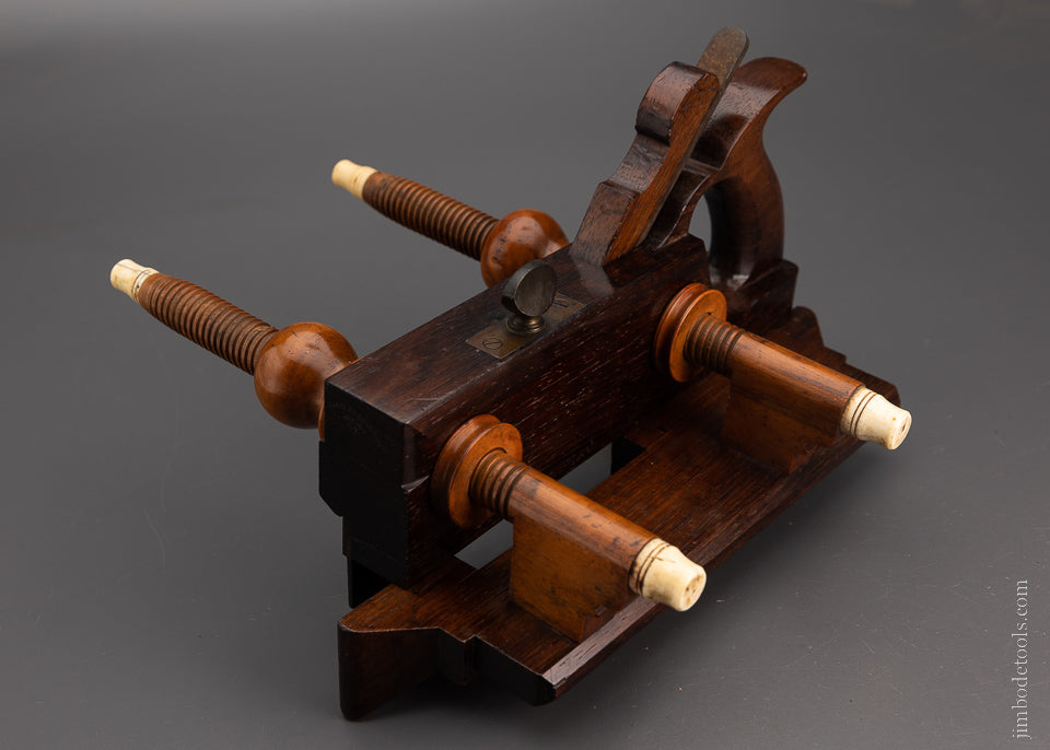 Stunning Solid Rosewood Screw Arm Plow Plane by CASEY KITCHEL & CO