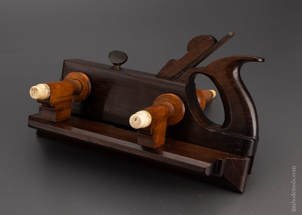 Stunning Solid Rosewood Screw Arm Plow Plane by CASEY KITCHEL & CO. - EXCELSIOR 104280