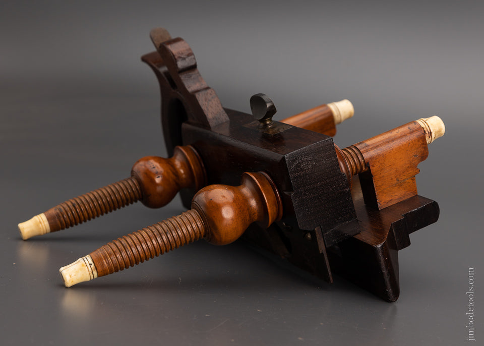 Stunning Solid Rosewood Screw Arm Plow Plane by CASEY KITCHEL & CO. - EXCELSIOR 104280