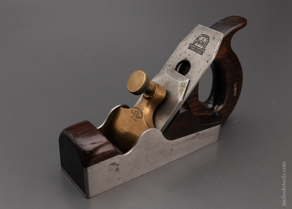 Gorgeous PRESTON No. 1372A Dovetail Steel Rosewood Infill Smooth Plane - EXCELSIOR 104295
