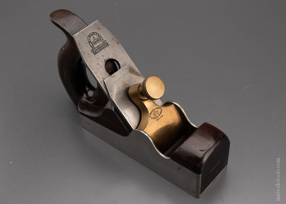 Gorgeous PRESTON No. 1372A Dovetail Steel Rosewood Infill Smooth Plane - EXCELSIOR 104295