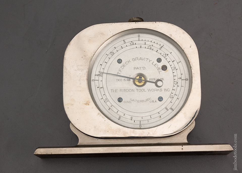 Extremely Rare T. F. DECK PATENT Gravity Level - EXCELSIOR 104304