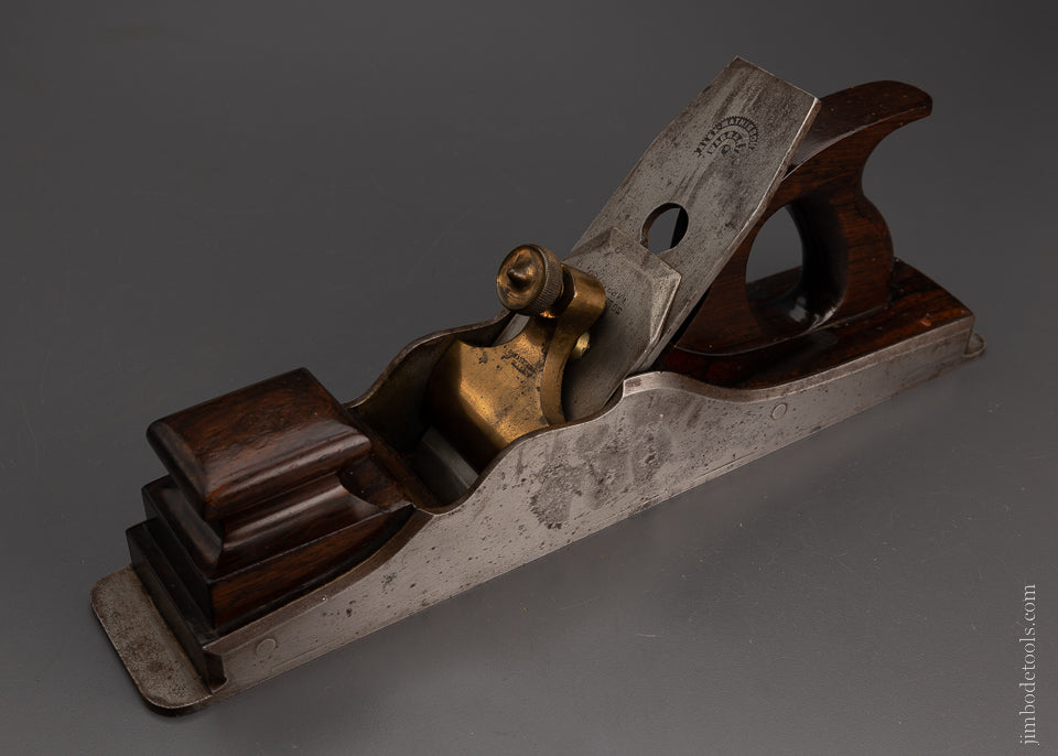 Remarkable MATHIESON 15 1/2 Inch Rosewood Infill Dovetailed Panel Plane - EXCELSIOR 104870