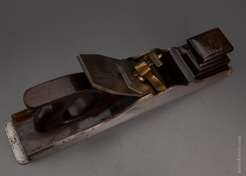 Remarkable MATHIESON 15 1/2 Inch Rosewood Infill Dovetailed Panel Plane - EXCELSIOR 104870