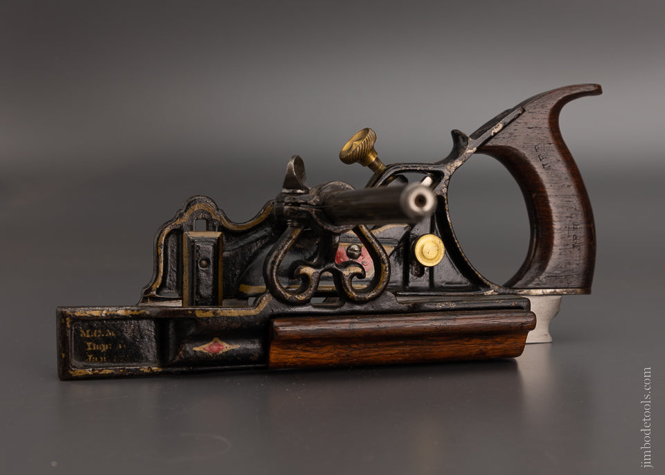 Stunning PHIILLIPS PATENT Plow Plane in Full Paint & Pin Stripes - EXCELSIOR 104914