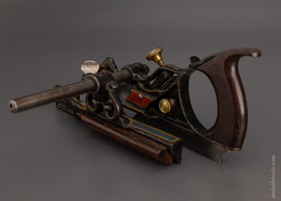Stunning PHIILLIPS PATENT Plow Plane in Full Paint & Pin Stripes - EXCELSIOR 104914