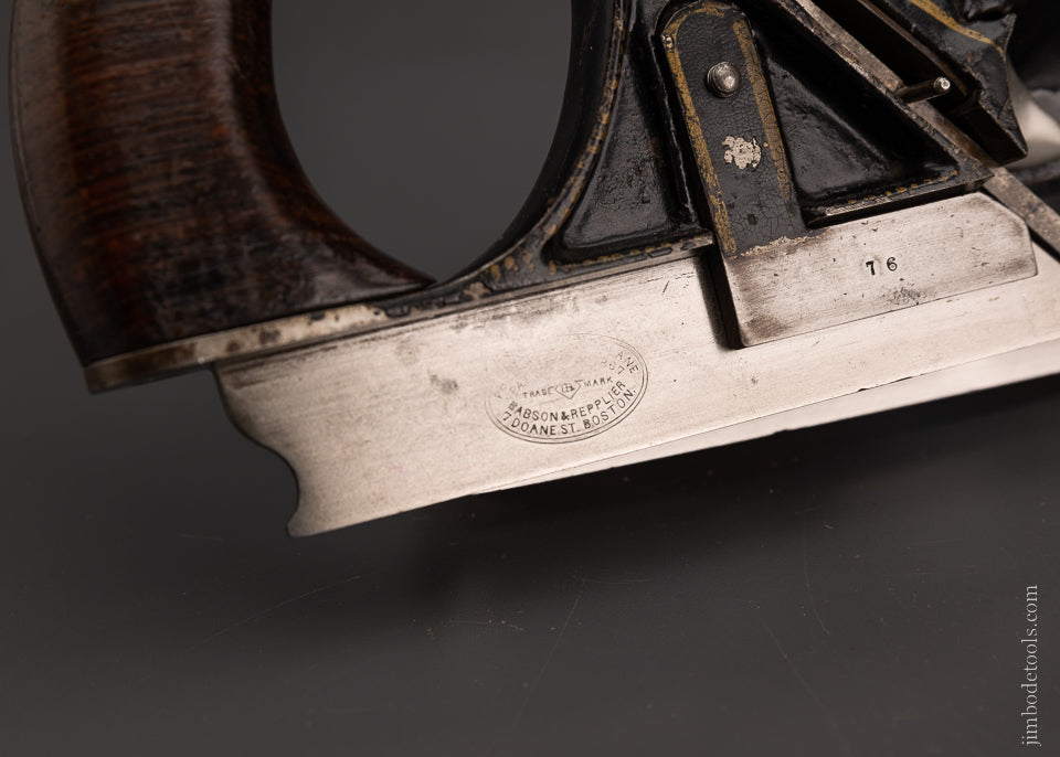 Stunning PHIILLIPS PATENT Plow Plane in Full Paint & Pin Stripes - EXCELSIOR 104914