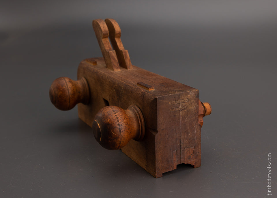 Stunning Crisp M. COPELAND Double Screw Arm Sash Plane - EXCELSIOR 104915
